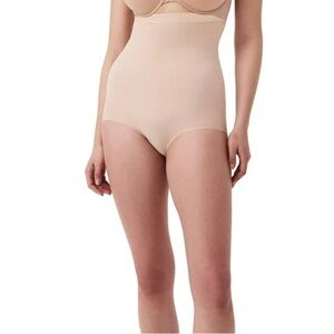 🆕 Spanx Higher Power Panties Soft Nude Seamless Lightweight Size L